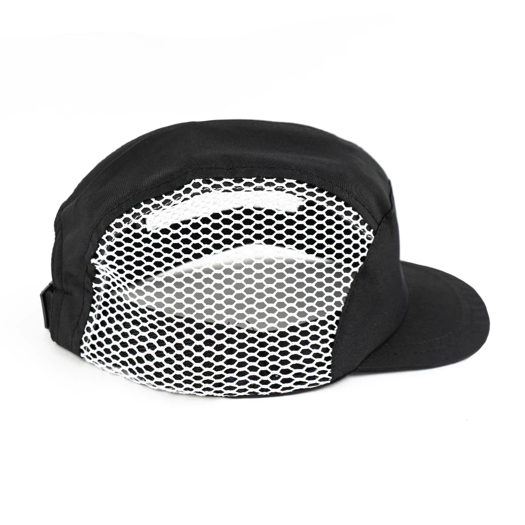 [Free Box] Troy Company Active Cap Cycling Cap Black White Starco - Topi Outdoor Topi Lari Topi Sepeda Hitam Putih ACD 3470