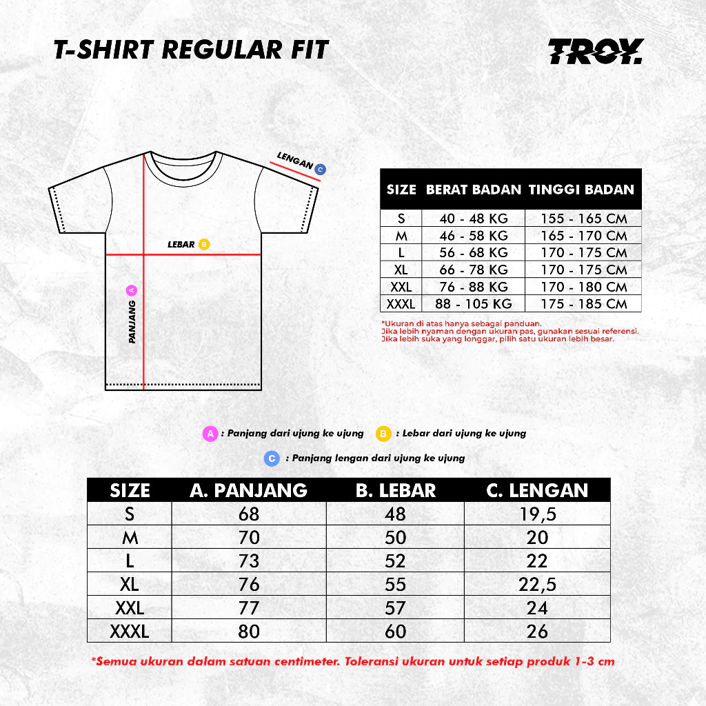 Troy Company Double Sleeve Longsleeve White Navy Undo Transform - Kaos Lengan Panjang Kaos Putih DSD 3511