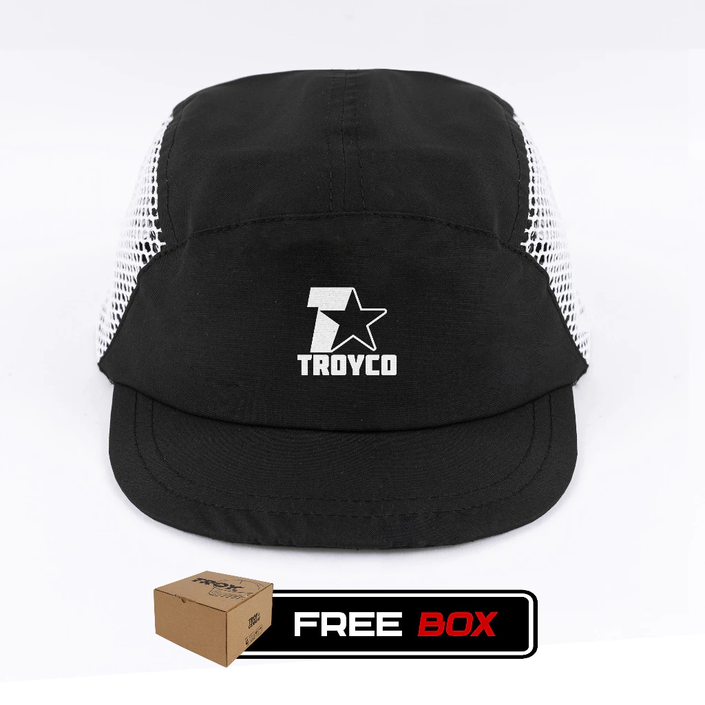 Troy Company Jungle Hat Boonie Hat Save Animals - Topi Hitam Outdoor JHD 3388
