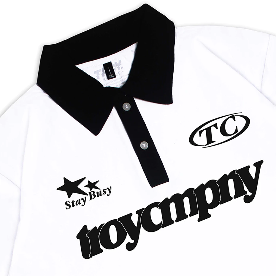 Troy Company Boxy Pocket Oversize Tshirt Army Green Flaming Beer - Kaos Boxy Oversize Hijau Army BKD 3449