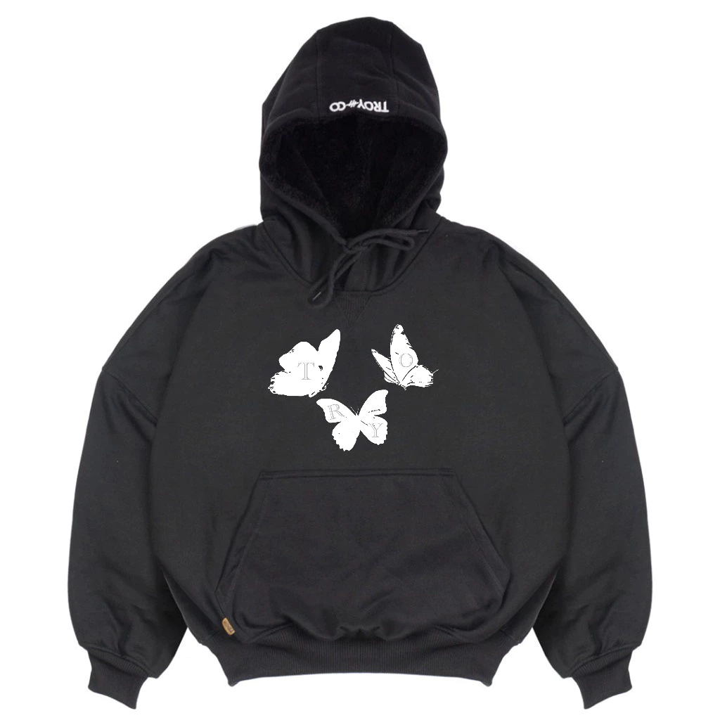 Troy Company Jacket Cagoule Black STOP - Jaket Cagoule Anorak Hitam JCG 3439