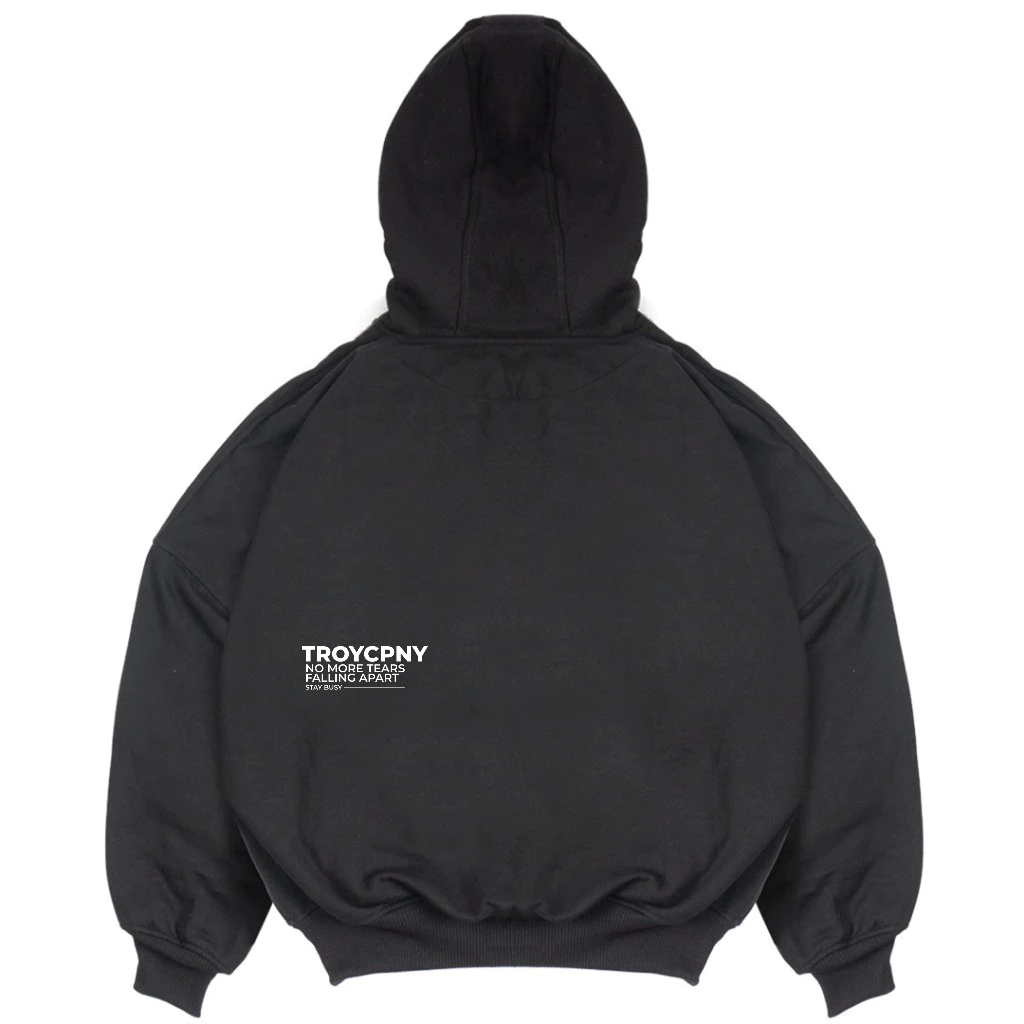 Troy Company Jacket Cagoule Black STOP - Jaket Cagoule Anorak Hitam JCG 3439