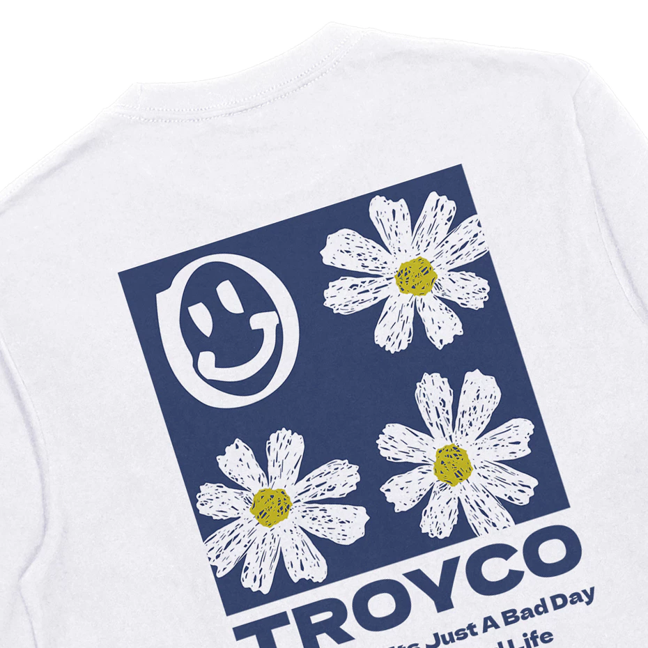 Troy Company Tshirt Army Green Born to Ride - Kaos Lengan Pendek Kaos Hijau Army MTD 3523