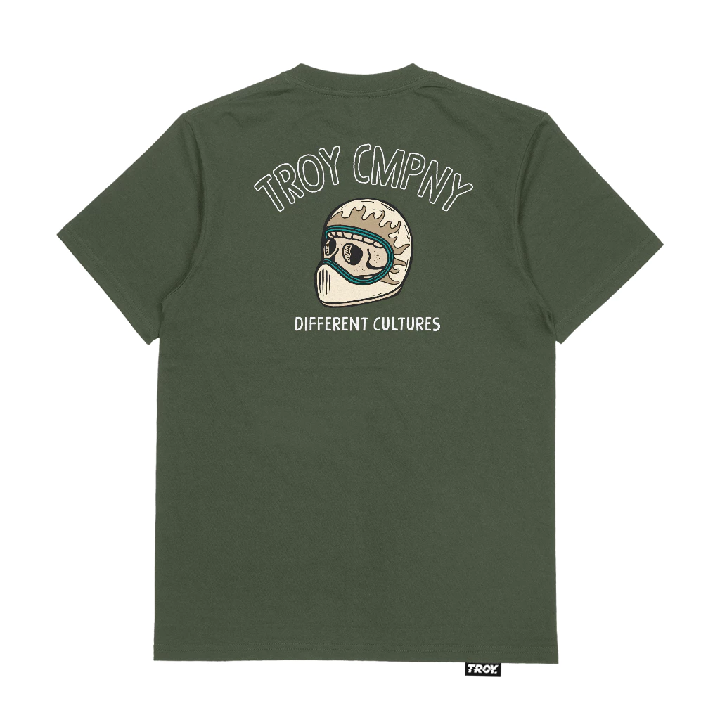 Troy Company Tshirt Black Melted - Kaos Hitam Lengan Pendek MTD 3444