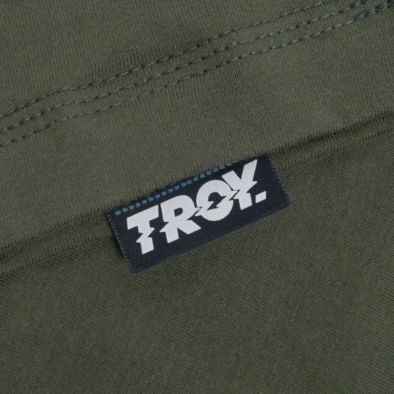 Troy Company Tshirt Black Melted - Kaos Hitam Lengan Pendek MTD 3444